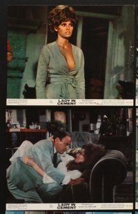 5a221 LADY IN CEMENT 7 color 8x10 stills '68 Frank Sinatra & sexy barely-dressed Raquel Welch!