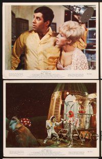 5a252 WAY WAY OUT 5 color 8x10 stills '66 astronaut Jerry Lewis sent to live on the moon in 1989!