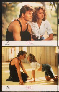 5a186 DIRTY DANCING 8 color English FOH LCs '87 great images of Patrick Swayze & Jennifer Grey!