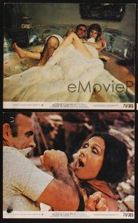 5a273 DIAMONDS ARE FOREVER 3 8x10 mini LCs '71 cool images of Sean Connery in action as James Bond!