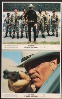 5a235 EXTREME PREJUDICE 6 8x10 mini LCs '86 cowboy Nick Nolte, Powers Boothe, Walter Hill directed!
