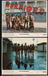 5a215 WARRIORS 8 8x10 mini LCs '79 directed by Walter Hill, Michael Beck future teen gangs!