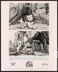 5a155 BOOK OF POOH video presskit '01 Walt Disney, Winnie the Pooh puppet short stories!