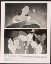 5a125 POCAHONTAS presskit '95 Walt Disney, Native American Indians, great cartoon images!