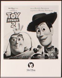 5a142 TOY STORY 2 presskit '99 Woody, Buzz Lightyear, Disney and Pixar animated sequel!