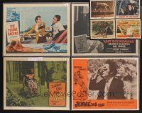 5b015 LOT OF 100 LOBBY CARDS '46 - '76 Scream of Fear, Crest of the Wave, Young Racers & more!