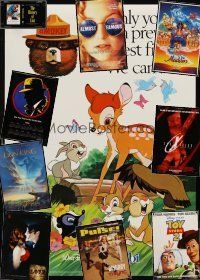 5b049 LOT OF 988 UNFOLDED MINI POSTERS '90s-00s Dick Tracy, X-Files, Toy Story 2 & MANY more!