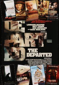 5b064 LOT OF 37 UNFOLDED DOUBLE-SIDED ONE-SHEETS '00s The Departed, Saw, Brothers Grimm & more!