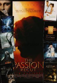 5b068 LOT OF 35 UNFOLDED DOUBLE-SIDED ONE-SHEETS '00s Passion of the Christ, Da Vinci Code & more!