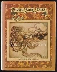 5b188 GRIMM'S FAIRY TALES: TWENTY STORIES English facsimile edition hardcover book '73 cool art!