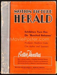 5b096 MOTION PICTURE HERALD exhibitor magazine Apr 9, 1955 Revenge of Creature, This Island Earth!