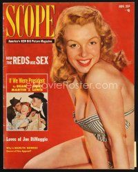 5b157 SCOPE vol 1 no 1 magazine Nov 1952 Why is Marilyn Monroe Queen of Sex Appeal, sexy portrait!