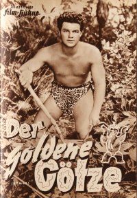 5b218 GOLDEN IDOL German program '54 different images of Johnny Sheffield as Bomba of the Jungle!
