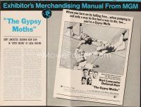 5b364 GYPSY MOTHS pressbook '69 Burt Lancaster, John Frankenheimer, cool sky diving images!