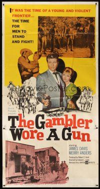 5c586 GAMBLER WORE A GUN 3sh '61 Jim Davis, Merry Anders, the time for men to stand & fight!