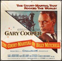 5c155 COURT-MARTIAL OF BILLY MITCHELL 6sh '56 c/u of Gary Cooper, directed by Otto Preminger!