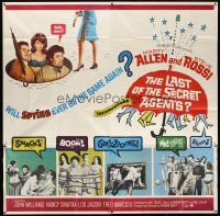 5c185 LAST OF THE SECRET AGENTS 6sh '66 Allen & Rossi, will spying ever be the same again!