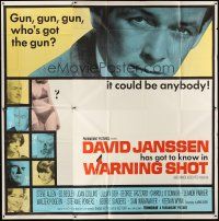 5c221 WARNING SHOT 6sh '66 David Janssen, Joan Collins, sexy girls, who's got the gun, different?