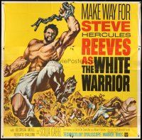 5c224 WHITE WARRIOR 6sh '61 cool art of chained Steve Hercules Reeves by Gustav Rehberger!