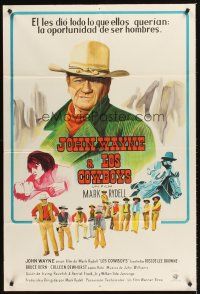 5c391 COWBOYS Argentinean '72 big John Wayne gave these young boys their chance to become men!