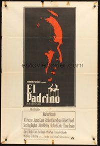 5c420 GODFATHER Argentinean '72 Marlon Brando & Al Pacino in Francis Ford Coppola crime classic!