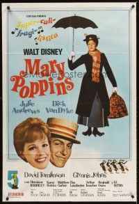 5c460 MARY POPPINS Argentinean R70s Julie Andrews & Dick Van Dyke in Walt Disney's musical classic!