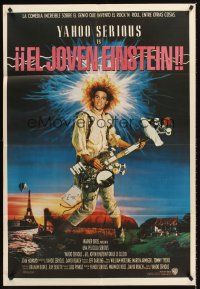 5c546 YOUNG EINSTEIN Argentinean '88 wacky Australian Yahoo Serious directs & stars as Albert!