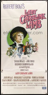 5c022 LADY CAROLINE LAMB English 3sh '73 directed by Robert Bolt, great art of Sarah Miles & cast!