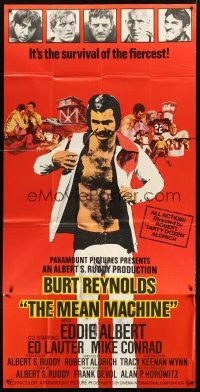 5c023 LONGEST YARD English 3sh '74 Robert Aldrich football comedy, Burt Reynolds, Mean Machine!