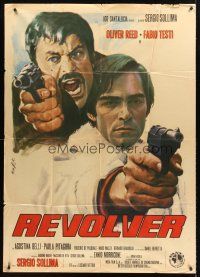 5c239 REVOLVER Italian 1p '73 Revolver, completely different art by Enzo Nistri!