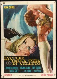 5c281 IN THE EYE OF THE HURRICANE Italian 1p '71 Jean Sorel, Analia Gade, sexy art by Antonio Mos!