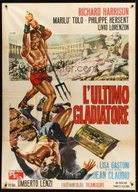 5c302 MESSALINA VS. THE SON OF HERCULES Italian 1p '64 Lenzi's L'ultimo gladiatore, Casaro art!