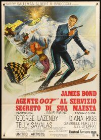 5c310 ON HER MAJESTY'S SECRET SERVICE Italian 1p R70s George Lazenby's only appearance as James Bond
