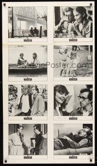5c048 MANHATTAN INCOMPLETE 1-stop poster '79 Woody Allen, Mariel Hemingway, includes classic image!