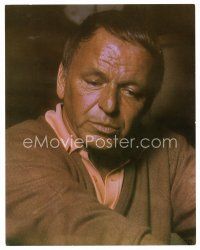 5d007 FRANK SINATRA color deluxe 9.25x11.75 still '70s great portrait of aging actor!