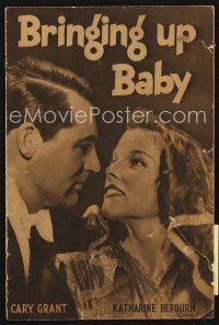 5d367 BRINGING UP BABY English program '38 cool images of Katharine Hepburn & Cary Grant!