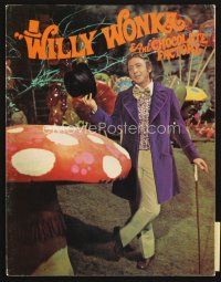 5d378 WILLY WONKA & THE CHOCOLATE FACTORY English program '71 Gene Wilder, it's scrumdidilyumptious!