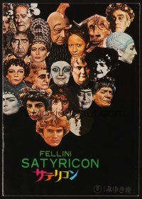 5d421 FELLINI SATYRICON Japanese program '70 Federico's Italian cult classic, Rome before Christ!