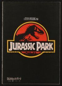 5d431 JURASSIC PARK Japanese program '93 Steven Spielberg, Richard Attenborough re-creates dinosaurs