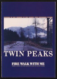 5d474 TWIN PEAKS: FIRE WALK WITH ME Japanese program '91 David Lynch, Kyle McLachlan, Sheryl Lee!