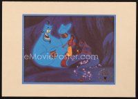 5d141 ALADDIN 10x14 art print '94 classic Walt Disney Arabian fantasy cartoon!