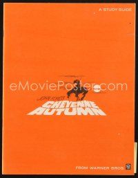 5d192 CHEYENNE AUTUMN study guide '64 John Ford directed, Patrick Wayne, Jimmy Stewart!