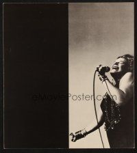 5d181 JANIS screening pass '75 great image of Joplin singing into microphone, rock & roll!