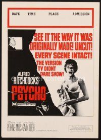 5d184 PSYCHO special 10x14 R69 sexy half-dressed Janet Leigh, Anthony Perkins, Alfred Hitchcock