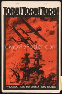5d174 TORA TORA TORA production guide '70 the re-creation of the incredible attack on Pearl Harbor!