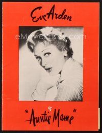 5d056 AUNTIE MAME stage play program '58 great images of Eve Arden in the title role!