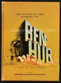 5d060 BEN-HUR hardcover program '60 Charlton Heston, William Wyler classic religious epic, cool!