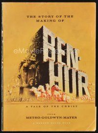5d059 BEN-HUR program '60 Charlton Heston, William Wyler classic religious epic, cool!
