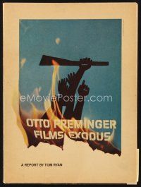 5d073 EXODUS program '61 Otto Preminger, great cover art of arms reaching for rifle by Saul Bass!