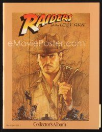 5d369 RAIDERS OF THE LOST ARK Canadian program '81 many great images of adventurer Harrison Ford!